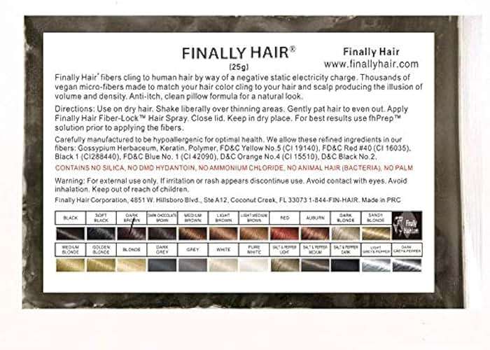 Finally Hair Fibers for Thinning Hair - 100% Undetectable Natural Formula - Completely Conceals Hair Loss in 15 Seconds - 25 Grams Refill Bag (Dark Brown) - Image 1