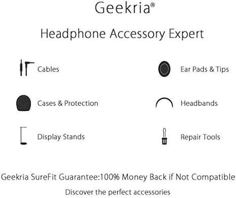GEEKRIA Clear Acrylic Headphone Stand, Aluminum Headset Holder for Desk, Gaming Headphones Hanger Compatible with Sony WH-1000XM6/1000XM5/1000XM4, Bose QC35, AirPods Max - Image 7