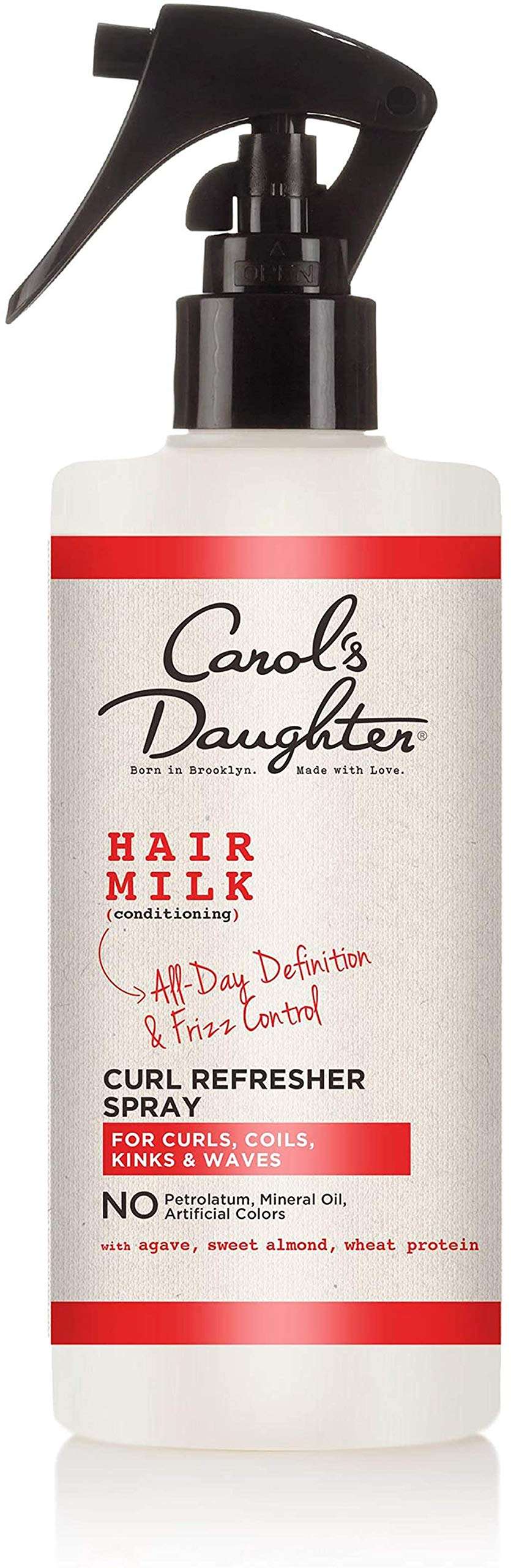 Carol's Daughter Hair Milk Curl Refresher Spray for Coils and Waves, with Agave, Sweet Almond and Wheat Protein, 10 fl oz - Image 1