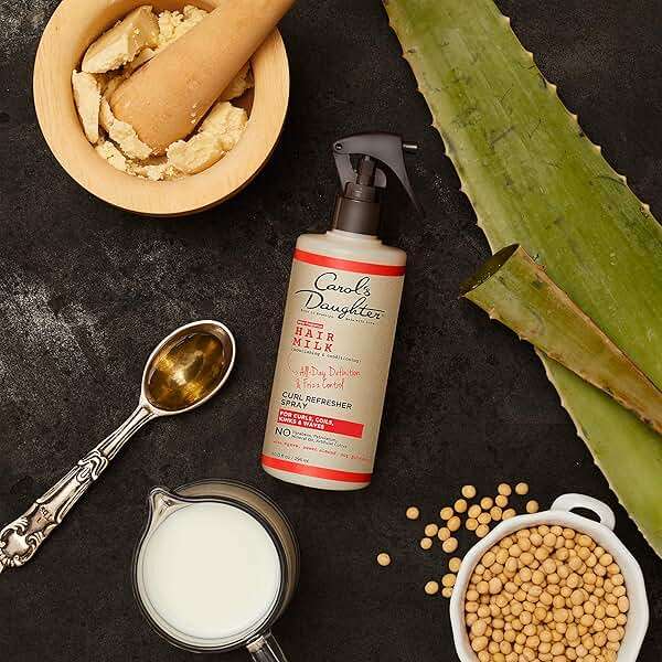 Carol's Daughter Hair Milk Curl Refresher Spray for Coils and Waves, with Agave, Sweet Almond and Wheat Protein, 10 fl oz - Image 5