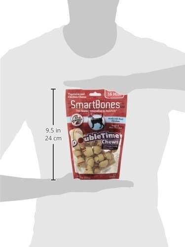 SmartBones DoubleTime Chews 16 Count, Mini, Rawhide-Free Chews For Dogs With Long-Lasting Chew Center - Image 7