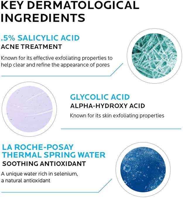 La Roche-Posay Effaclar Clarifying Solution Acne Toner with Salicylic Acid and Glycolic Acid, Pore Refining Oily Skin Toner, Gentle Exfoliant to Unclog Pores and Remove Dead Skin Cells - Image 4