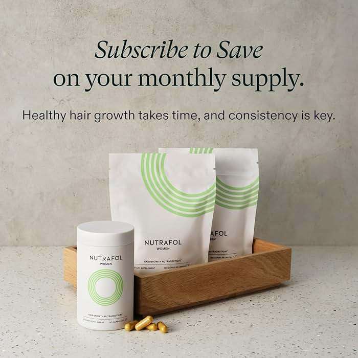 Nutrafol Women's Hair Growth Supplements, Ages 18-44, Clinically Tested for Visibly Thicker and Stronger Hair, Dermatologist Recommended - 1 Month Supply - Image 7