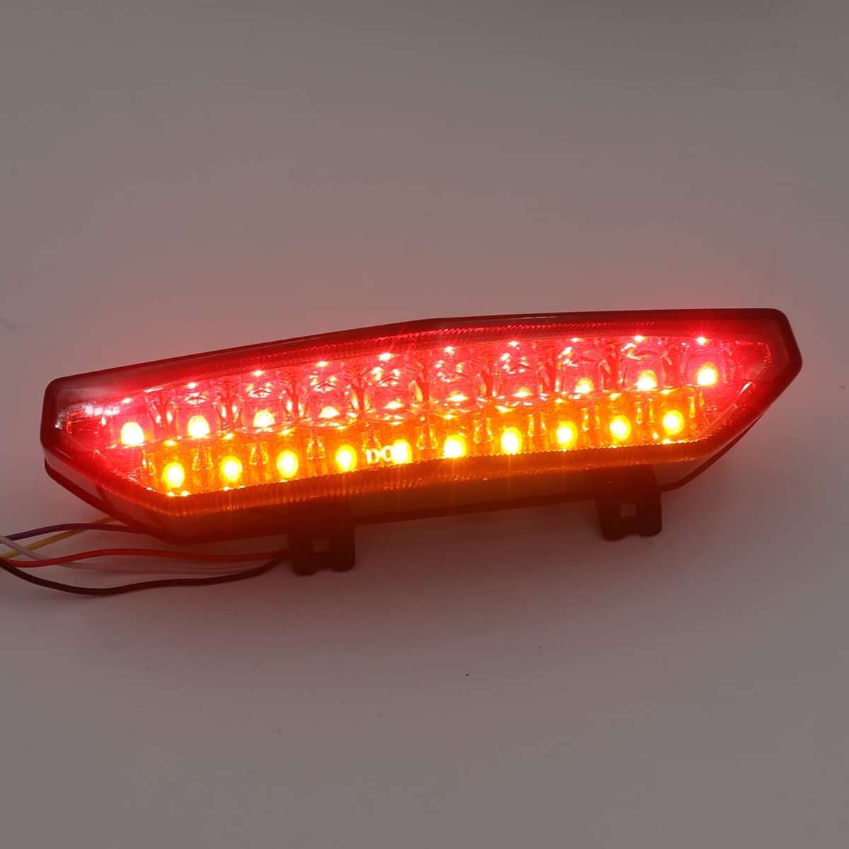 HTTMT MT124-SK Led Tail Brake Light Turn Signals Compatible with Kawasaki Ninja Zx 6R 2007 2008 Smoke - Image 4