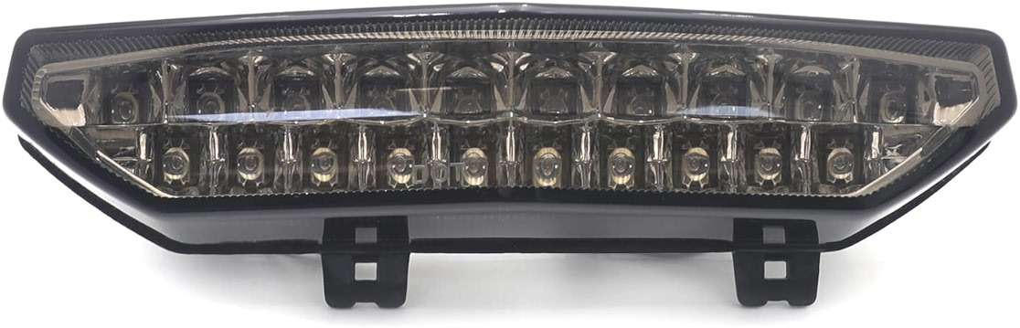 HTTMT MT124-SK Led Tail Brake Light Turn Signals Compatible with Kawasaki Ninja Zx 6R 2007 2008 Smoke - Image 8