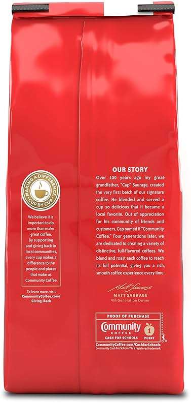Community Coffee Cafe Special Half-Caff, Medium Dark Roast Ground Coffee, 12 Ounce (Pack of 1) - Image 2