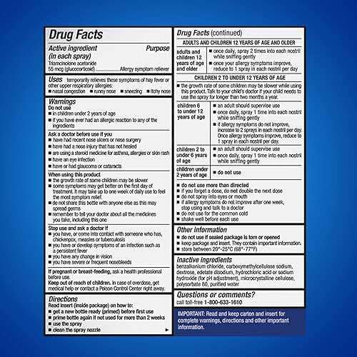Nasacort 24HR Allergy Nasal Spray for Adults, Non-drowsy & Alcohol Free, 240 Sprays, 0.57 fl.oz. 2Ct - Image 2