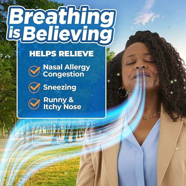 Nasacort 24HR Allergy Nasal Spray for Adults, Non-drowsy & Alcohol Free, 240 Sprays, 0.57 fl.oz. 2Ct - Image 5