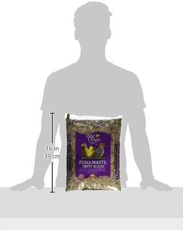 Wild Delight Zero-Waste Fruit Blend Bird Food, 5 Lb - Image 3