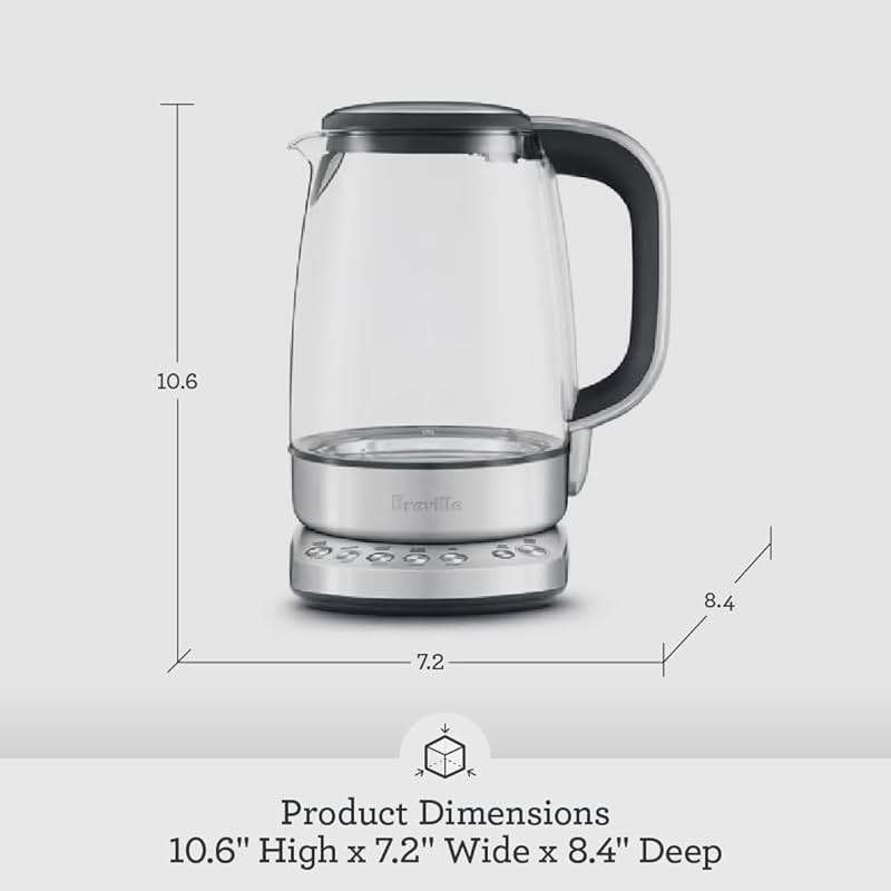 Breville BKE830XL IQ Kettle Pure Water Heater, 57 oz, Brushed Stainless Steel - Image 2