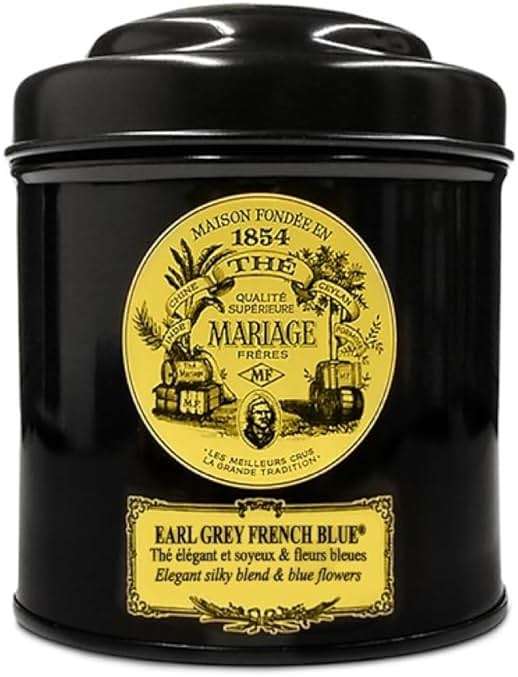Mariage Freres Earl Grey French Blue, Black Tea 100g 3.5oz Loose Tea (1 Pack) - Image 4