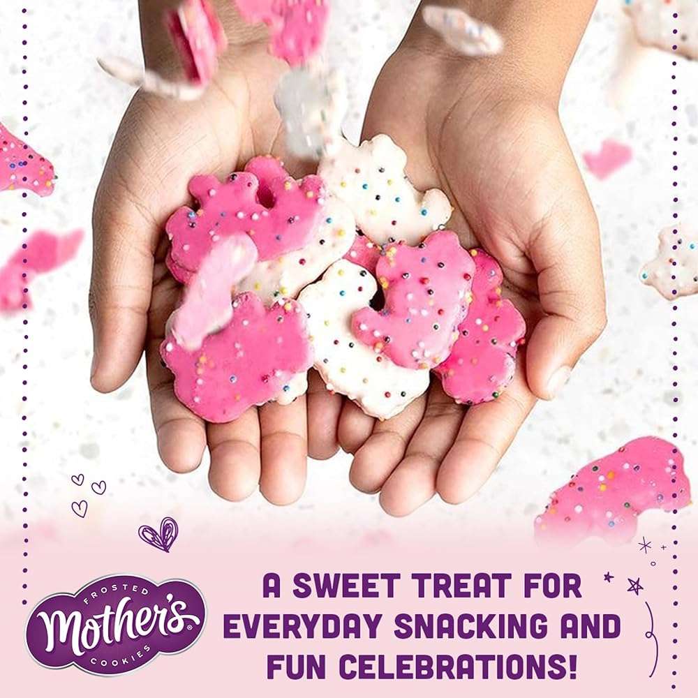 Mother's Original Circus Animal Cookies | Frosted Vanilla Shortbread Cookies with Rainbow Sprinkles | Box of Cookie Snack Packs | 12 Count - 1-oz Pouches | NET WT 12 oz - Image 7