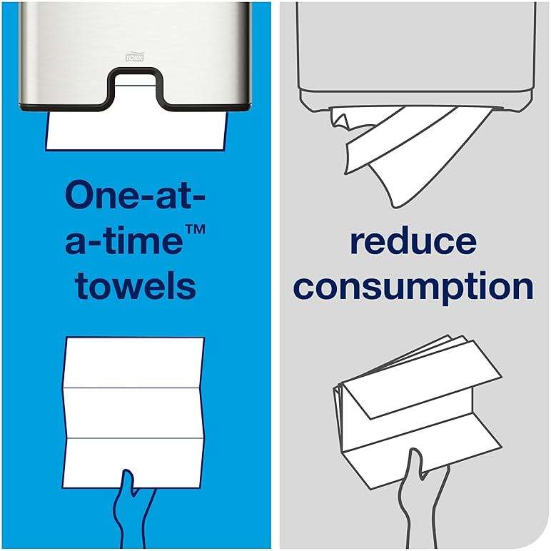 Tork Multifold Hand Towel White H2, Universal, 100% Recycled Fibers, 16 x 250 Towels, MB540A - Image 4