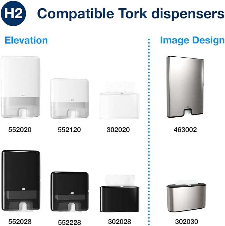 Tork Multifold Hand Towel White H2, Universal, 100% Recycled Fibers, 16 x 250 Towels, MB540A - Image 6