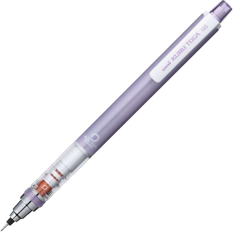 Uni Kurutoga Mechanical Pencil Standard, 0.5mm, Violet (M54501P.12) - Image 2