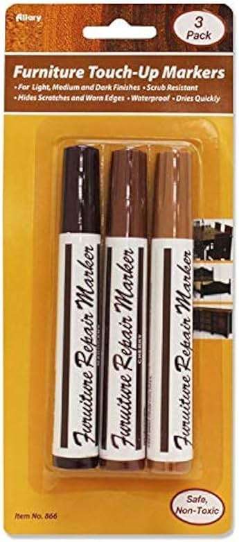 Allary Furniture Touch-Up Markers: Brown Color; 1 Pack of 3 Markers - Image 1
