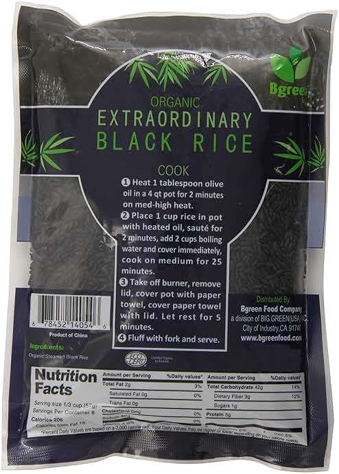Bgreen Organic Black Rice, 16 Ounce - Image 4