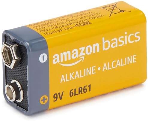 Amazon Basics 8-Pack 9V Long-Lasting Alkaline Batteries for Smoke Detector, Electronics & Audio, Reliable, 5-Year Shelf Life - Image 2