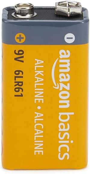 Amazon Basics 8-Pack 9V Long-Lasting Alkaline Batteries for Smoke Detector, Electronics & Audio, Reliable, 5-Year Shelf Life - Image 3