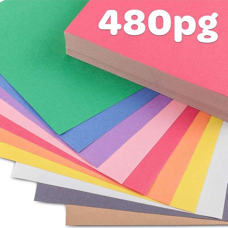 Crayola Construction Paper Bulk Pack (480 Sheets) – 10 Assorted Colors, 9x12, Teacher School Supplies & Classroom Must Haves, Card Making Craft Supplies, Art Paper - Image 5