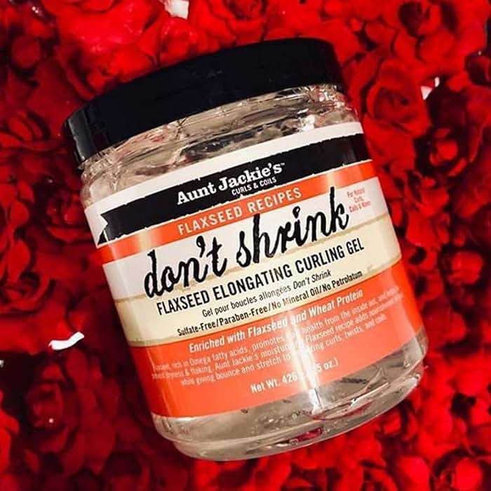 Aunt Jackie's Flaxseed Recipes Don't Shrink Elongating Hair Curling Gel for Natural Curls, Coils and Waves, Helps Prevent Dryness and Flaking, 15 oz - Image 7