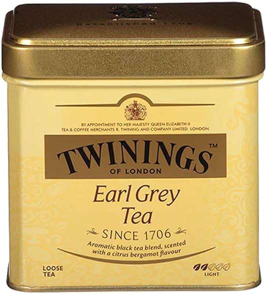 Twinings Earl Grey Tea, Loose Tea, 7.05 oz Tins - Image 1
