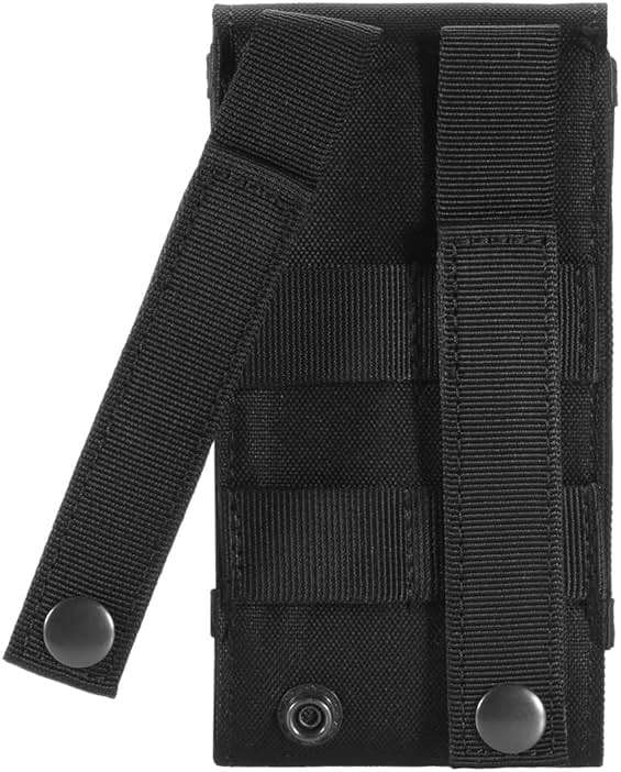Urvoix Black Army Camo Molle Bag for Mobile Phone, Belt Pouch Holster Cover Case for iPhone 17 Pro Max/iPhone 16 Pro Max/iPhone 15 Pro Max/iPhone 14 13 12 Pro Max/iPhone 16 15 14 Plus - Image 2