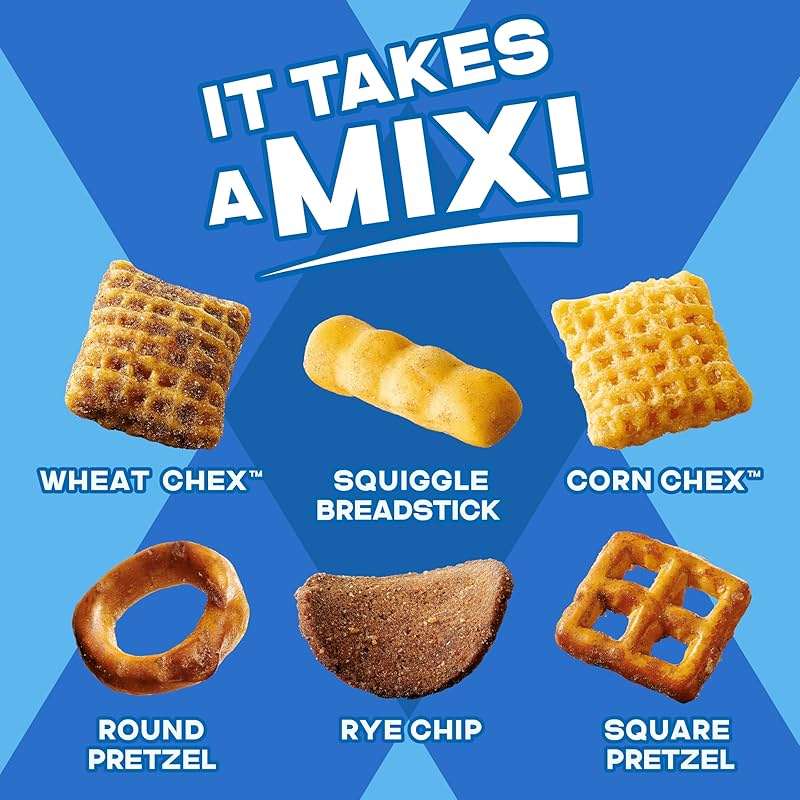 Chex Mix Snack Mix, Traditional Original Recipe, Multipack, Single Serve Snack Bags, 10 Ct, 17.5 oz - Image 4