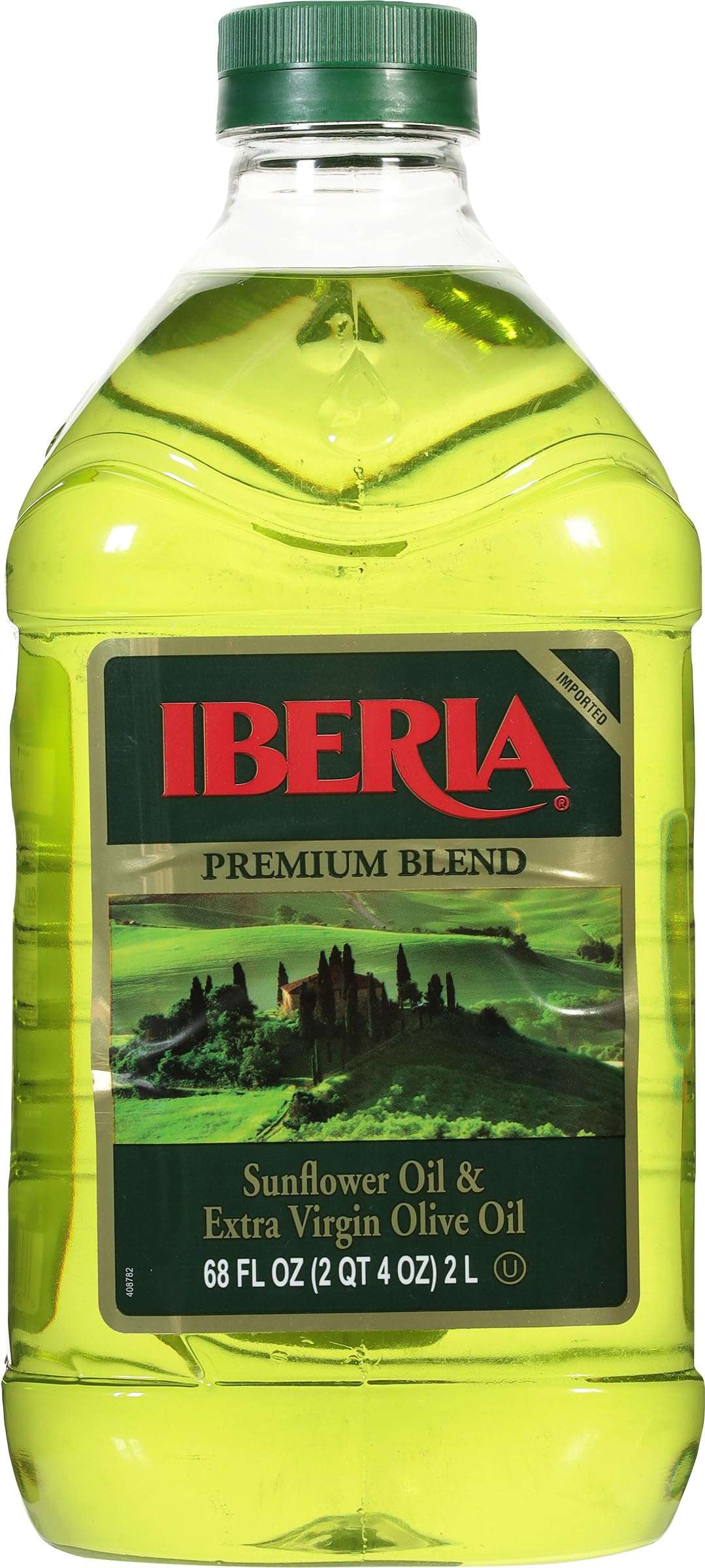 Iberia Premium Blend, Sunflower Oil & Extra Virgin Olive Oil, High Heat Frying, 68 Fl Oz - Image 1