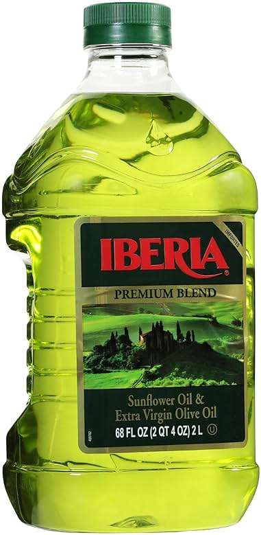 Iberia Premium Blend, Sunflower Oil & Extra Virgin Olive Oil, High Heat Frying, 68 Fl Oz - Image 2