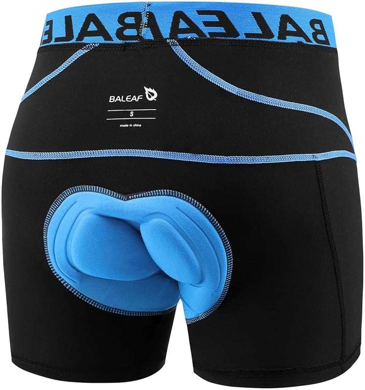 baleaf Men's 3D Padded Bike Shorts Cycling Underwear MTB Liner - Image 4