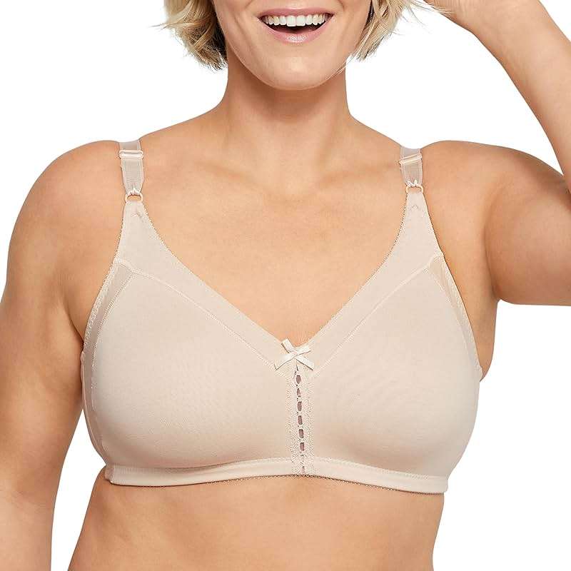 Bali Women's Double Support Wireless Bra, Full-Coverage Cotton T-Shirt Bra, Our Best Everyday Style - Image 1