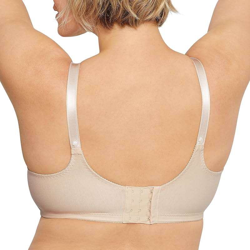 Bali Women's Double Support Wireless Bra, Full-Coverage Cotton T-Shirt Bra, Our Best Everyday Style - Image 3