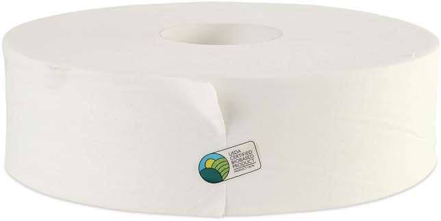 Boardwalk BWK 6102 2000' Length, 12" Width 2-Ply JRT Sr Roll Toilet Tissue - Image 3
