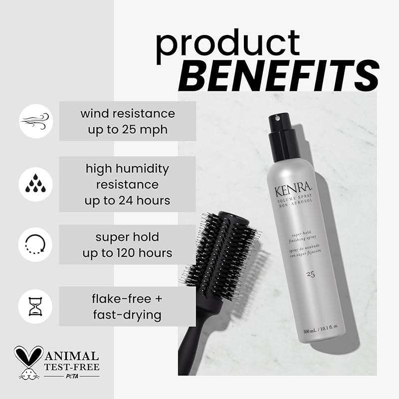 Kenra Volume Spray Non Aerosol 25 | Super Hold Finishing Spray | High Humidity Resistance | Flake-Free and Fast-Drying | All Hair Types - Image 2