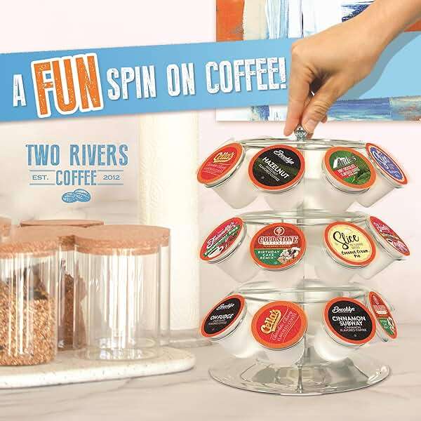 Two Rivers Coffee Flavored Coffee Pods Compatible with Keurig K Cup Brewers, Assorted Variety Pack Flavored Coffee, 40 Count - Image 6