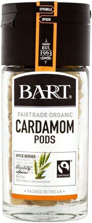 Bart Fairtrade Organic Cardamom Pods (22g) - Image 1