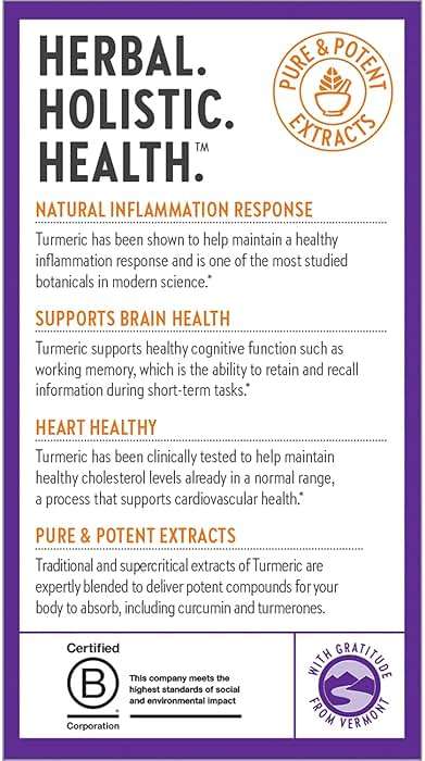 New Chapter Turmeric Supplement, One Daily, Heart, Brain & Healthy Inflammation Support, Supercritical Turmeric Curcumin Means No Black Pepper Needed, Non-GMO, Gluten Free – 120 Count (4 Month Supply) - Image 8