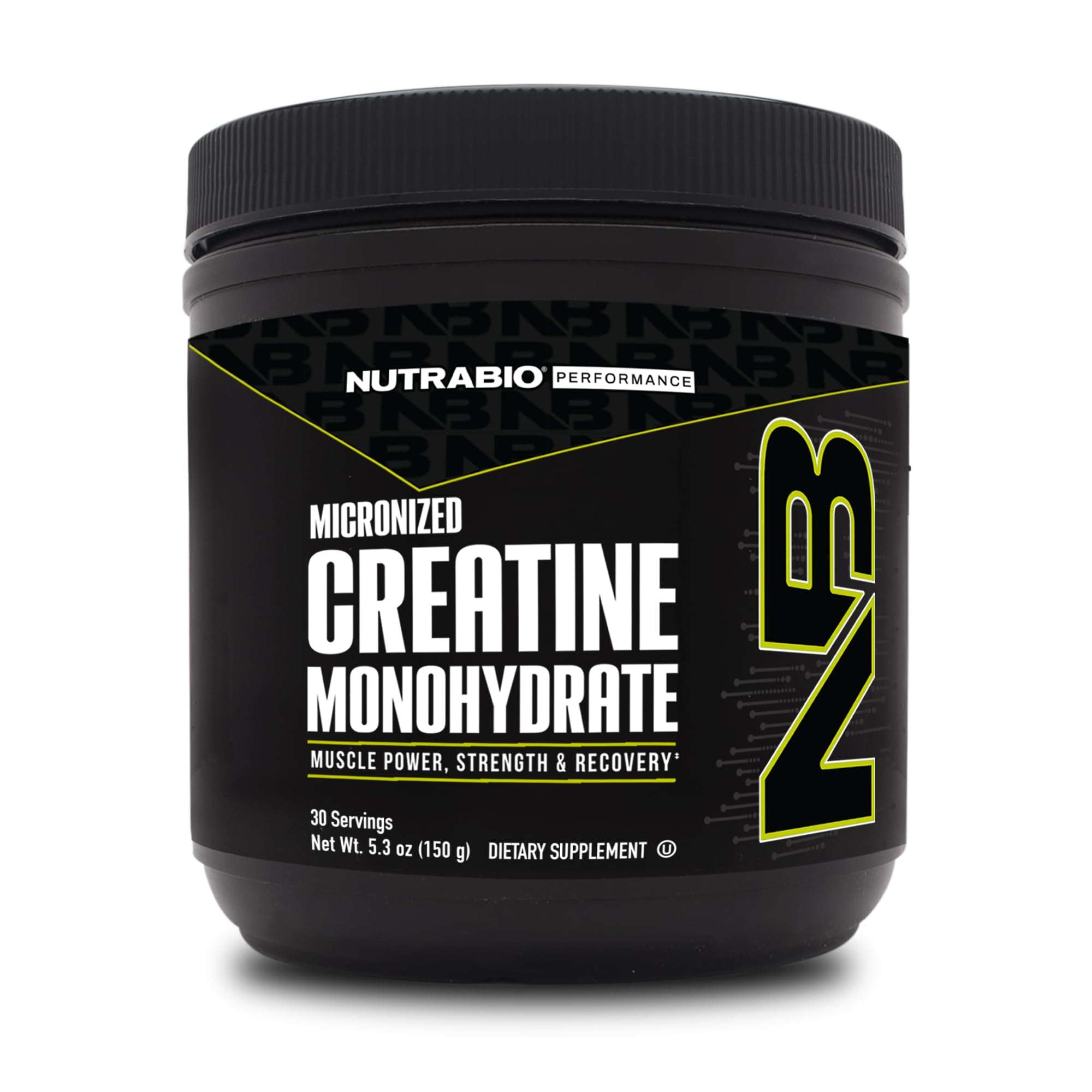 NutraBio Pure Micronized Creatine Monohydrate Powder Supplement, Unflavored, (150 g) - Supports Bulk Muscle Energy, Recovery, and Strength - HPLC Tested Creatine Powder Supplement for Men and Women - Image 1