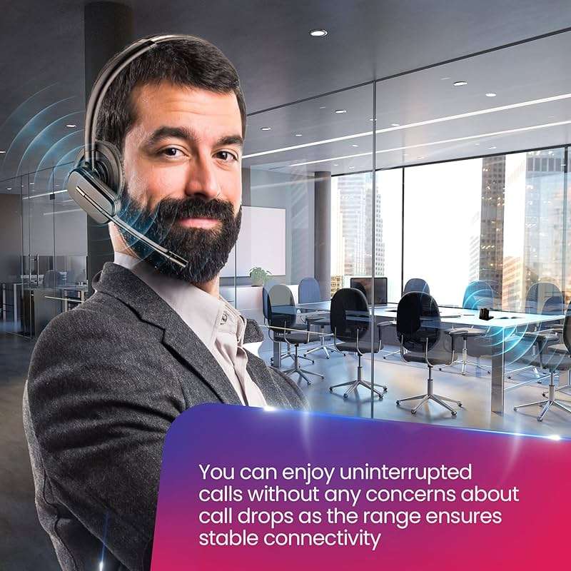 Poly Plantronics CS540 Wireless Bundle with Electronic Remote Answering (EHS) 84693 - Made for Cisco Phones: 6945, 7821, 7841, 7861, 7942G, 7945G, 7962G, 7965G, 7975G, 8841, 8851, 8861 - Image 7