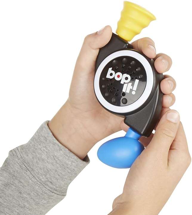 Hasbro Gaming Bop It! Micro Series Electronic Game for 1 or More Players, Classic Bop It! Gameplay in a Compact Size, Fun Party Game for Kids Ages 8+ - Image 4