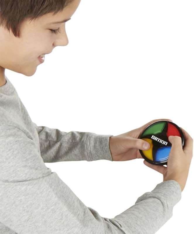 Hasbro Gaming Simon Micro Series Electronic Game for 1 or More Players, Classic Gameplay in a Compact Size, Fun Party Game for Kids Ages 8+, Green, Yellow, Blue,Red - Image 6
