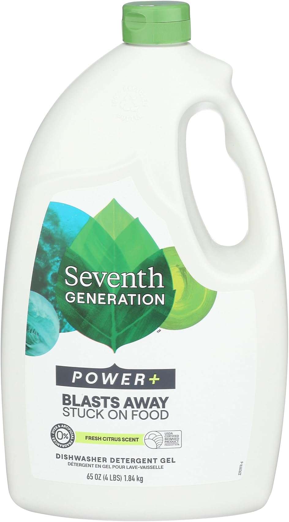 Seventh Generation Ultra Power Plus Auto Dish Gel, Fresh Citrus Scent, 65 Ounce - Image 1