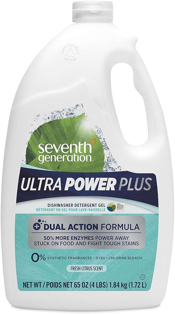 Seventh Generation Ultra Power Plus Auto Dish Gel, Fresh Citrus Scent, 65 Ounce - Image 3
