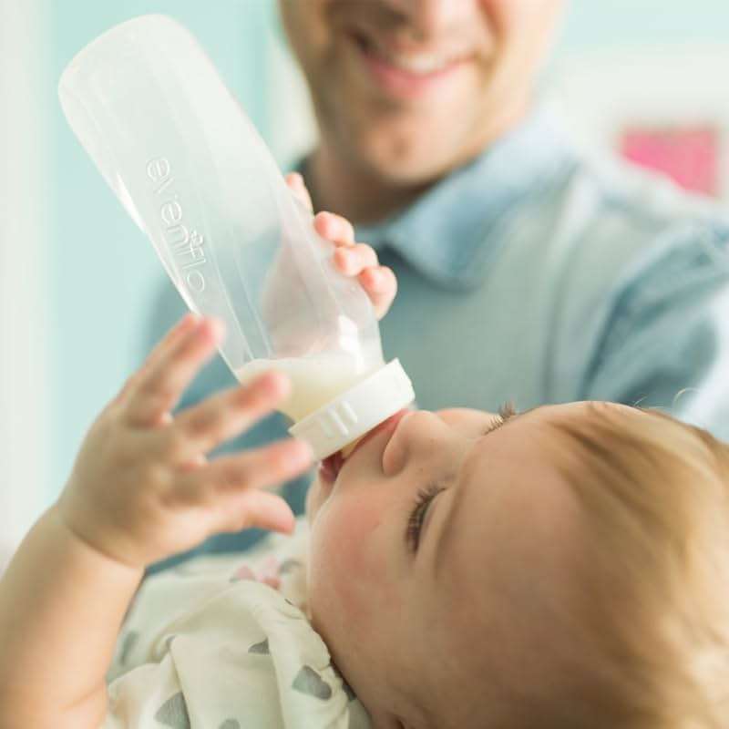 Evenflo Feeding Classic Tinted Plastic Standard Neck Bottles for Baby, Infant and Newborn - Teal/Green/Blue, 8 Ounce (Pack of 12) - Image 2