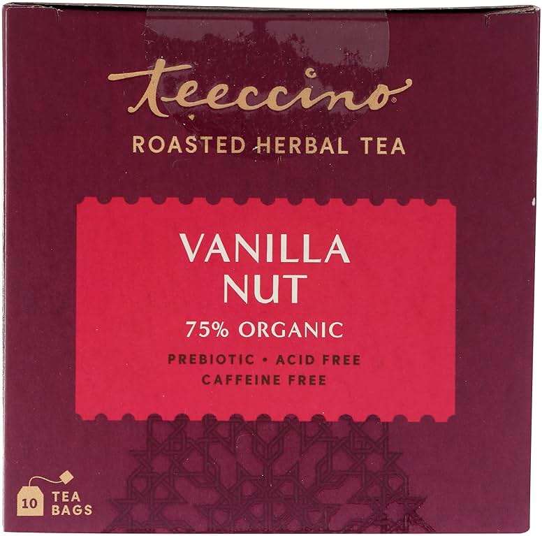 TEECCINO Vanilla Nut Herbal Tea, 10 CT - Image 6