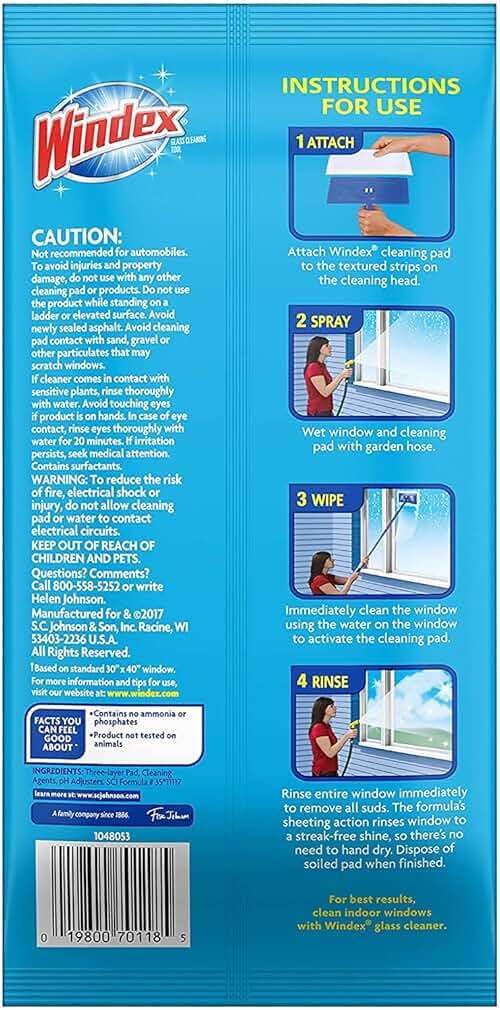 Windex Outdoor Refill Pads 2 Count (2 Count (Pack of 1)) - Image 2