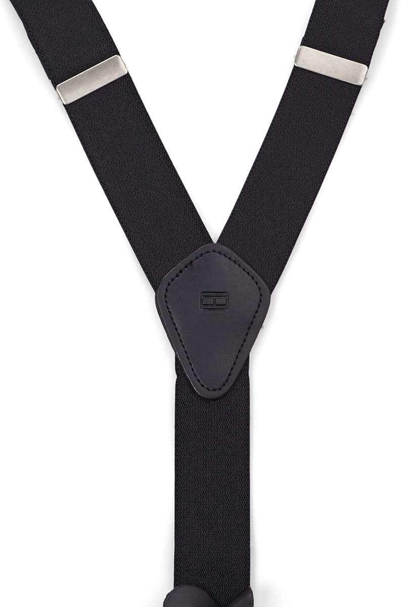 Tommy Hilfiger Men's 32mm Suspender With Convertible Clip, Button End and Strap - Image 3
