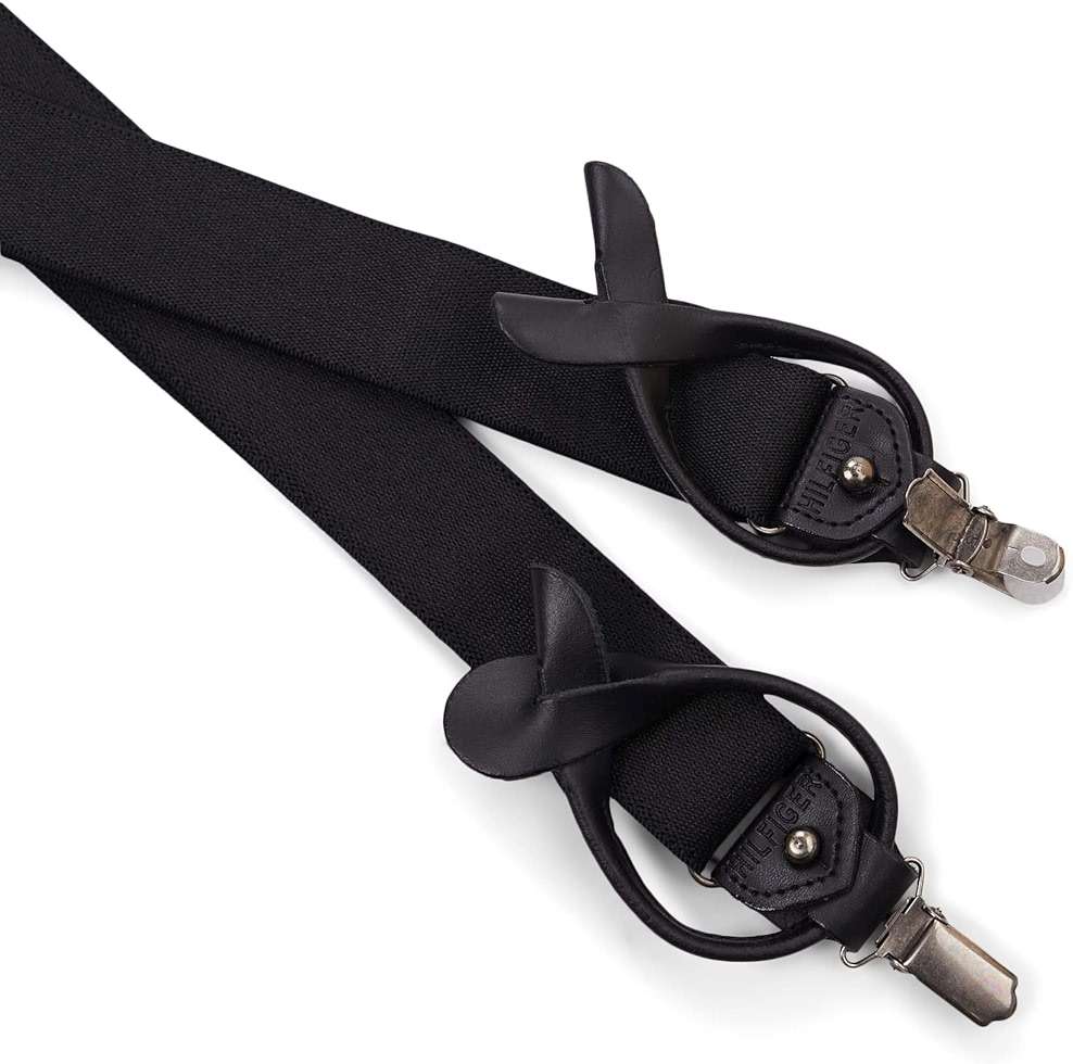 Tommy Hilfiger Men's 32mm Suspender With Convertible Clip, Button End and Strap - Image 4