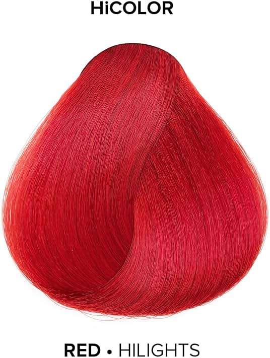L'Oréal Technique HiColor Red HiLights - Permanent Hair Color for Dark Hair, Intense Red Highlights, No Pre-Lightening Required, Rich, No-Drip Crème, Quick Processing Time, Color Resists Fading - Image 2